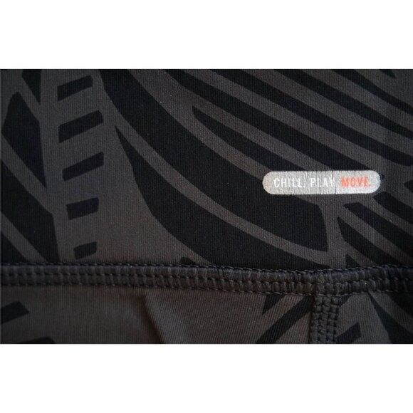 Aerie Chill Play Move High Waisted Palm Leaf Print Leggings - Size M - Picture 4 of 7